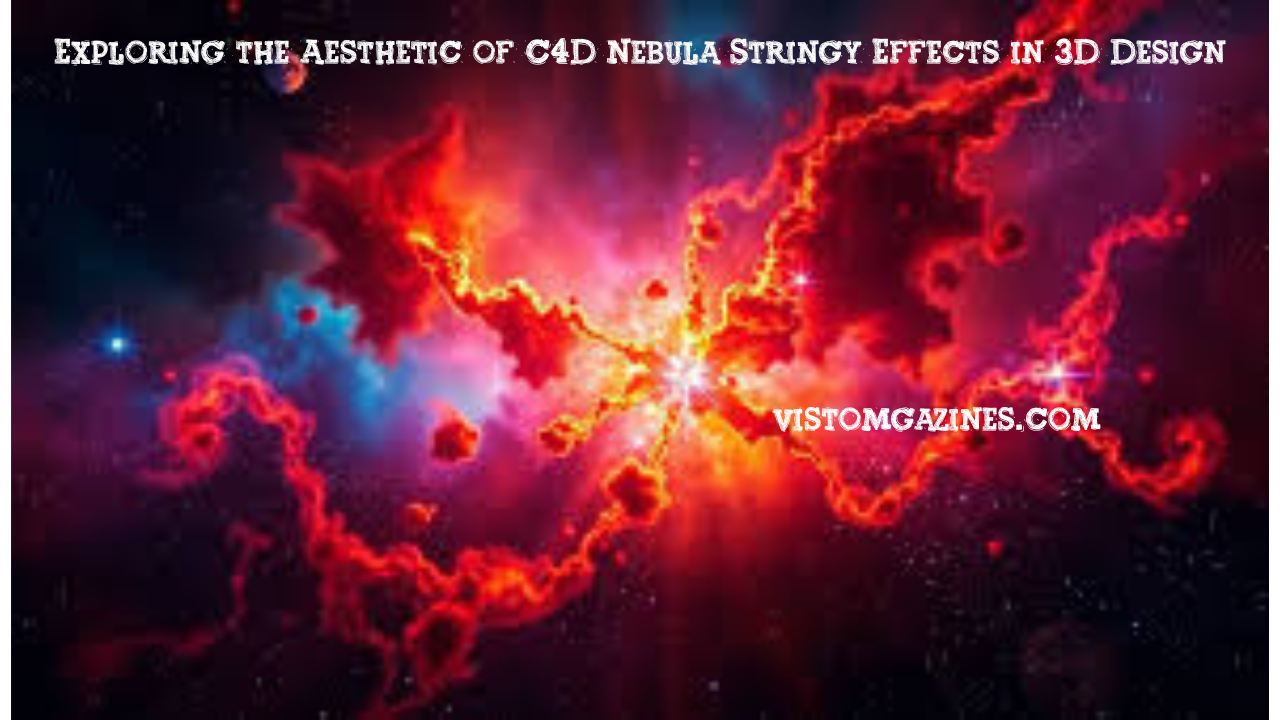 Exploring the Aesthetic of C4D Nebula Stringy Effects in 3D Design