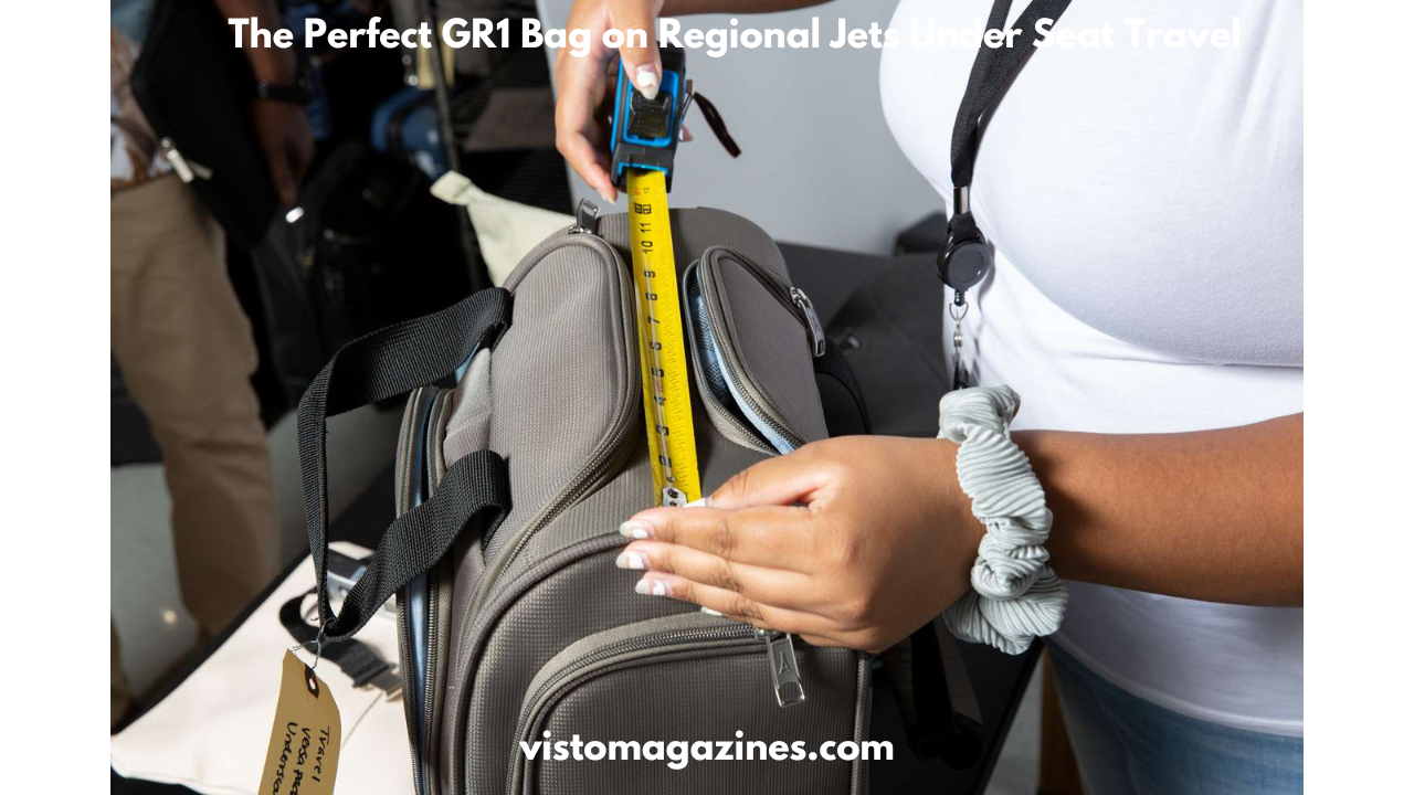 The Perfect GR1 Bag on Regional Jets Under Seat Travel