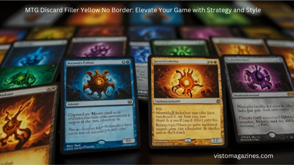 MTG Discard Filler Yellow No Border: Elevate Your Game with Strategy and Style