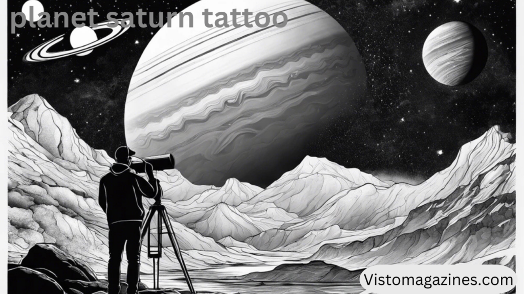 planet saturn tattoo