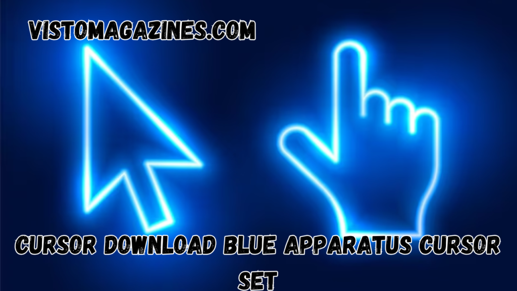 cursor download blue apparatus cursor set